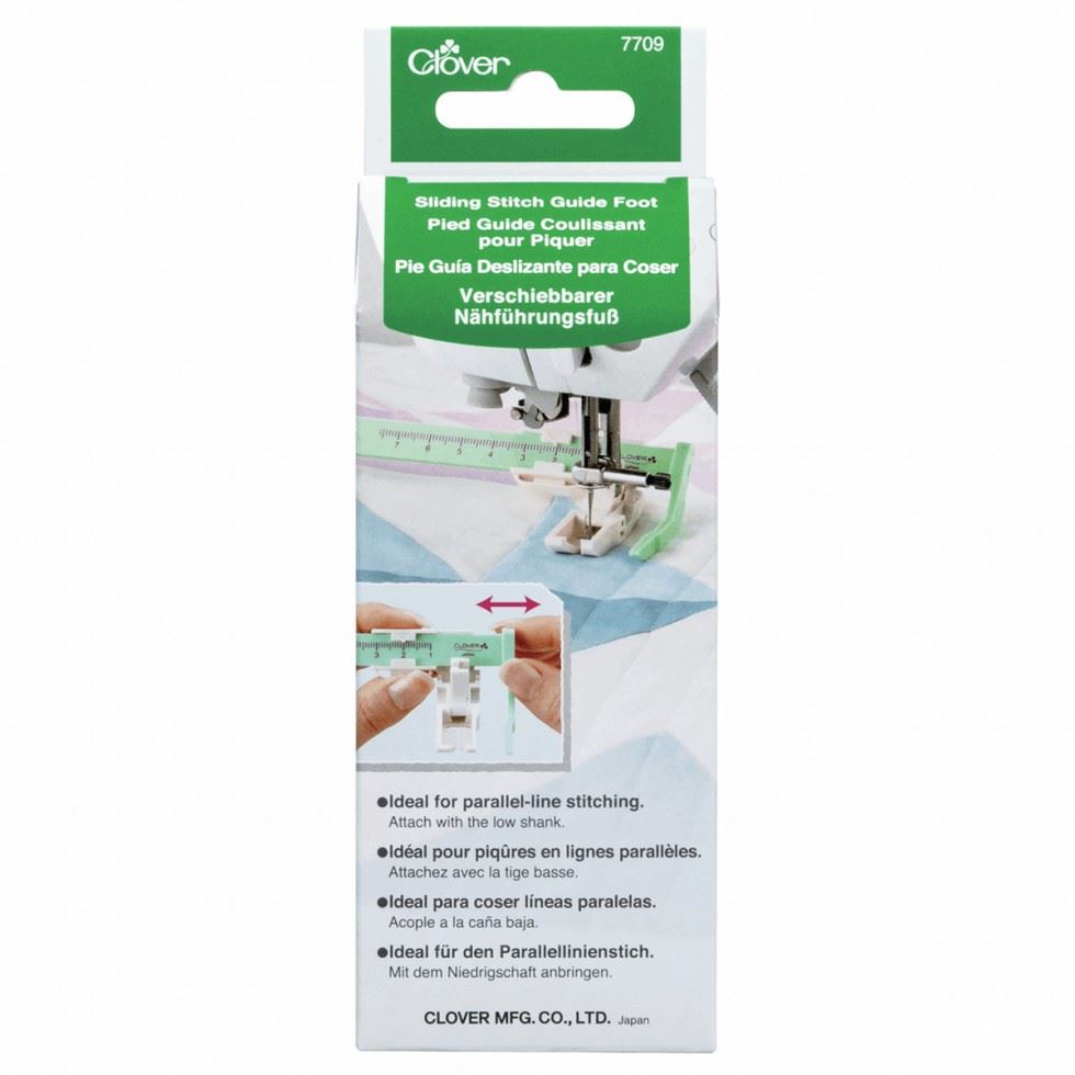 Clover Sliding Stitch Guide Foot
 