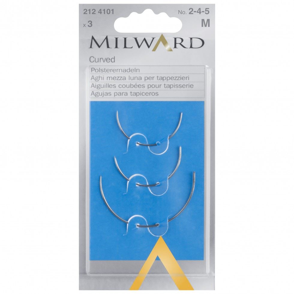 Milward Curved Hand Sewing Needles
 