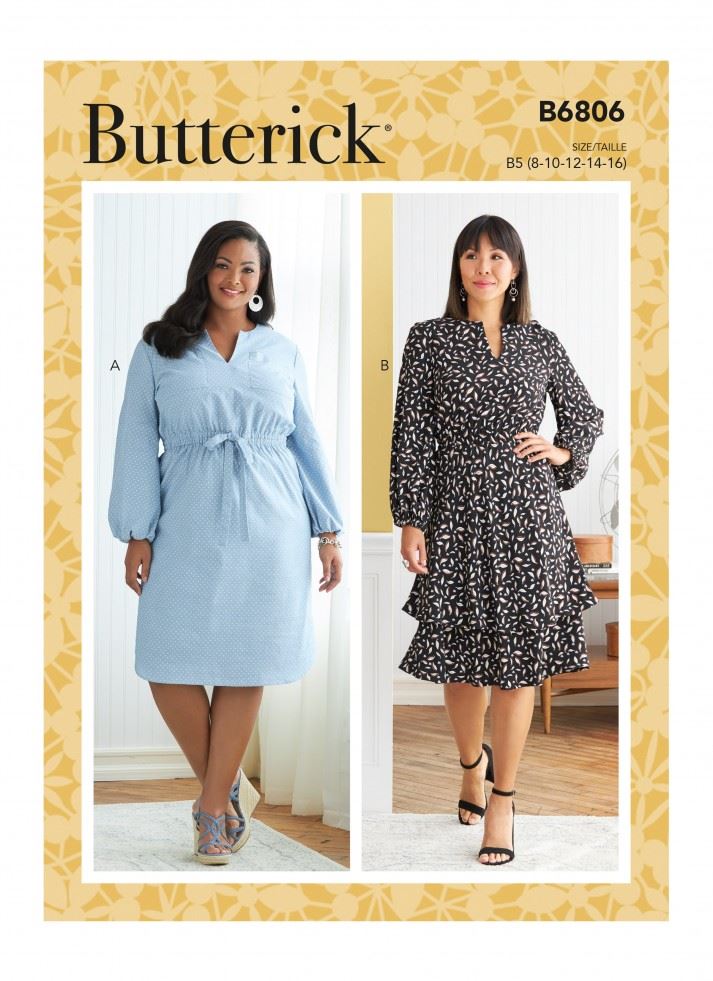 Minerva Sewing Pattern 6806 Butterick Butterick-6806-B5