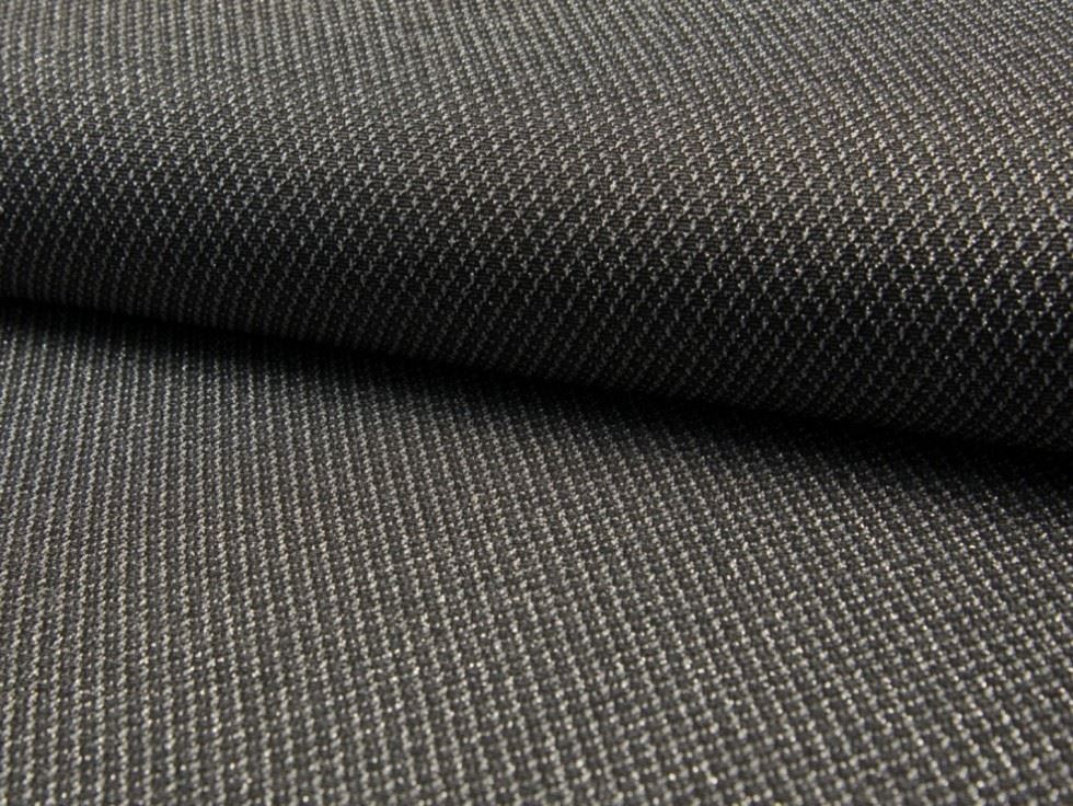 Deadstock Metallic Woven Brocade Fabric Silver
 