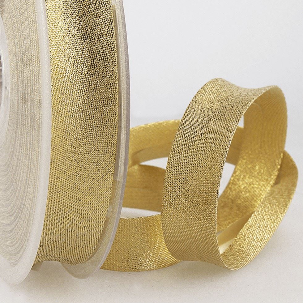 Stephanoise Metallic Lurex Bias Binding Gold
 