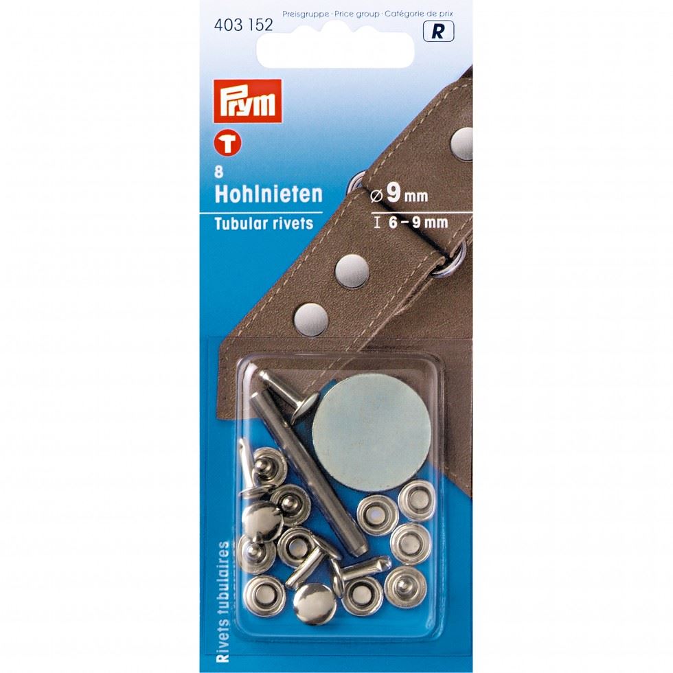 Prym Hohlnieten Ø=9mm 8 Stück