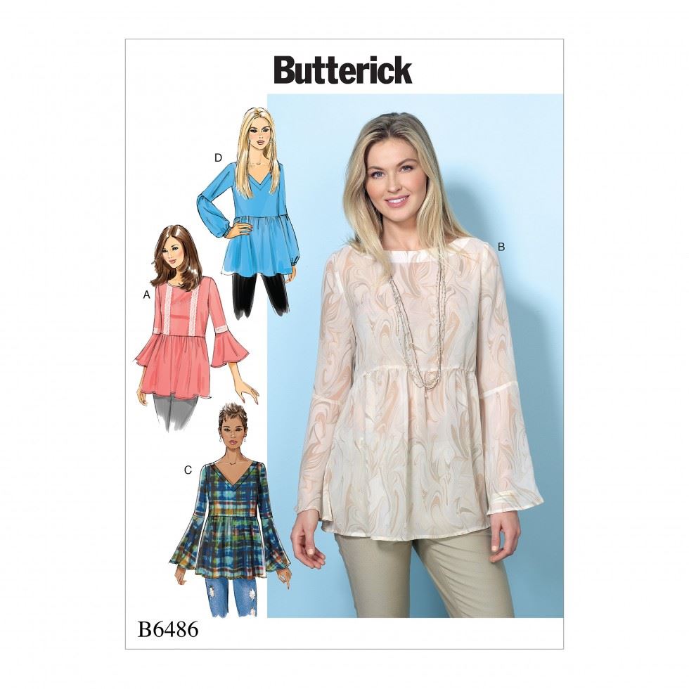 Butterick Paper Sewing Pattern 6486
 