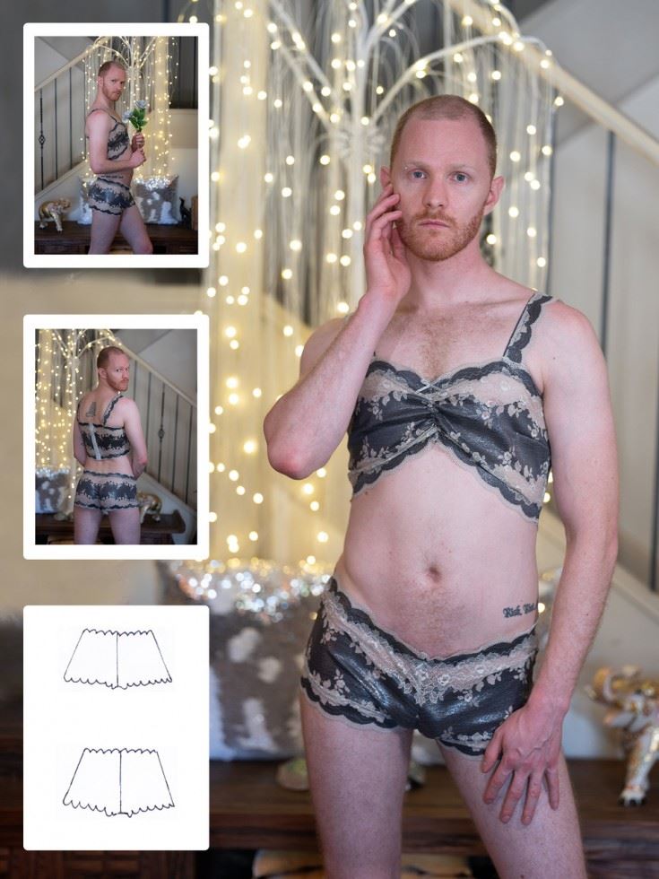 Booby Traps Paper Sewing Pattern Utopia Lace Hipsters
 