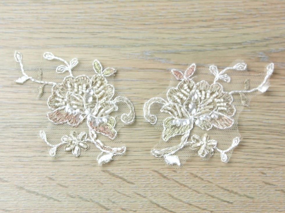Beaded Appliques Cappuccino
 