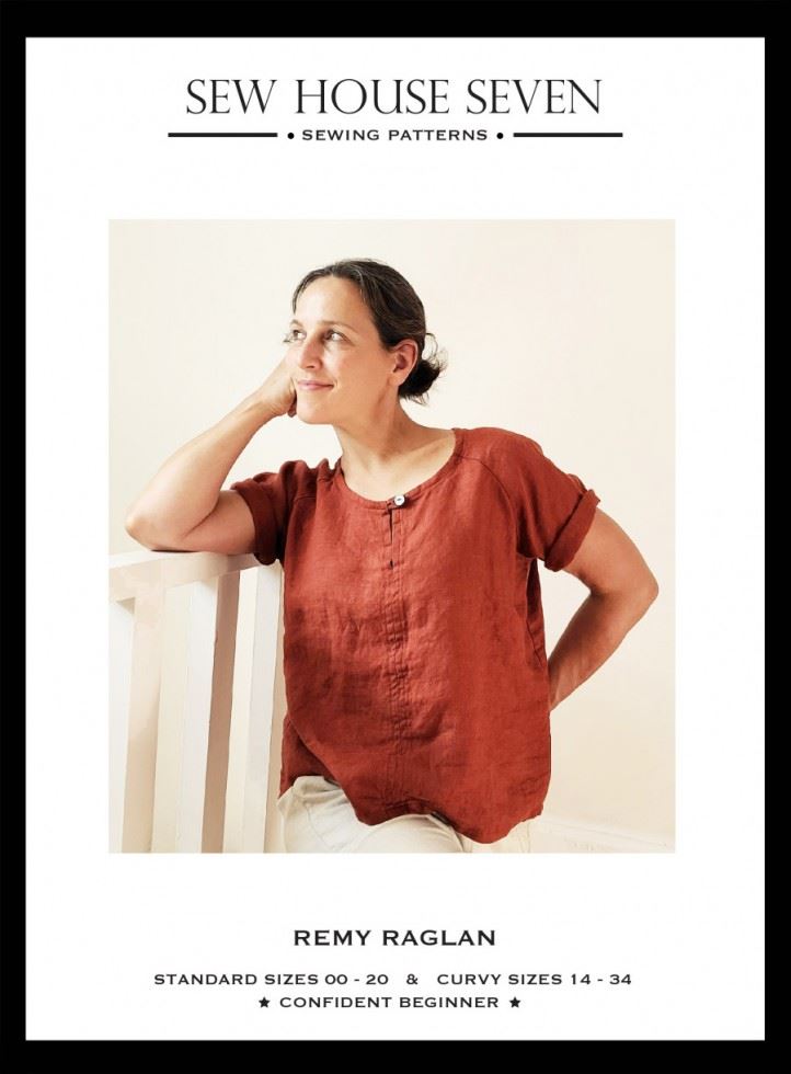 Sew House Seven Paper Sewing Pattern Remy Raglan Top