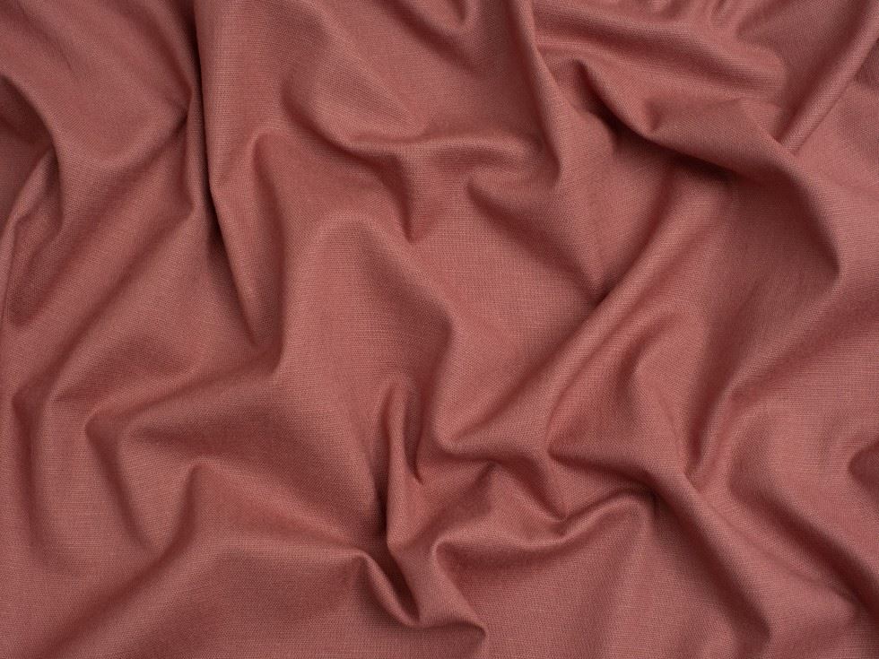 Minerva Core Range Stretch Woven Linen Viscose Fabric Rose
 