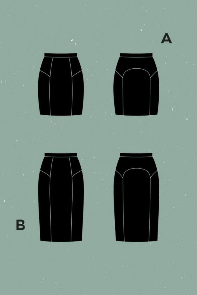 Deer and Doe Paper Sewing Pattern Brume Skirt
 