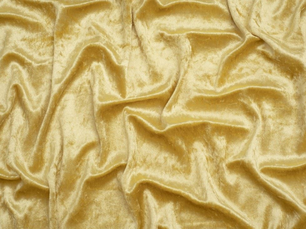 Minerva Core Range Gold Crush Velvet Stretch Knit Fabric