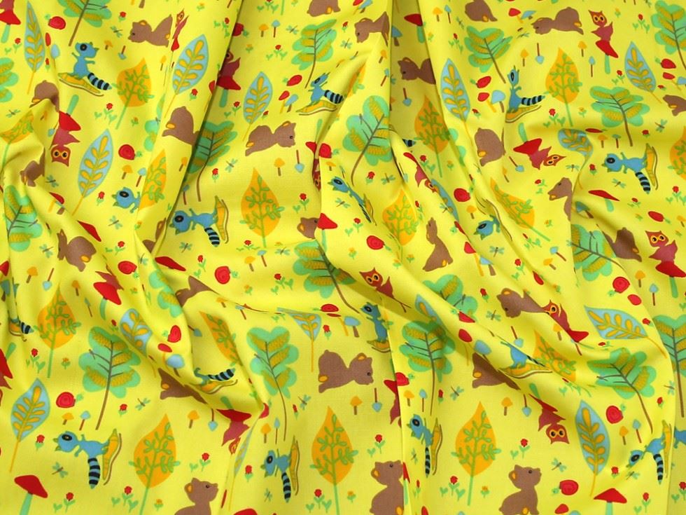 Yellow Deadstock 100% Cotton Poplin Fabric