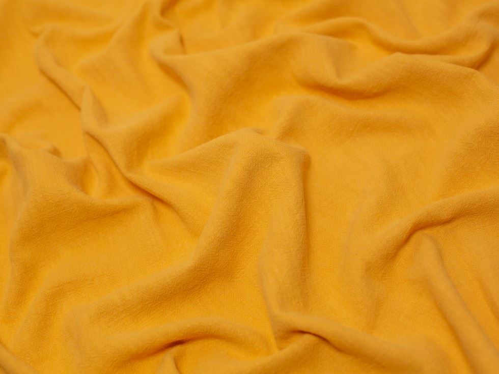 Minerva Soft Stonewashed Ramie Linen Weave Fabric Mustard Ramie/Linen Minerva Core Range Nt-02155-134