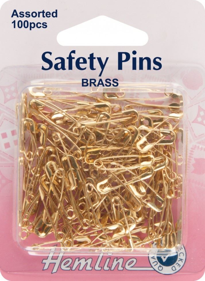 Minerva Safety Pins Gold Hemline H419.99.100