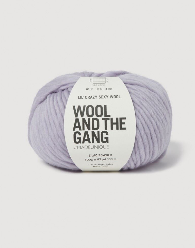 Wool and the Gang Lil Crazy Sexy Wool Chunky Yarn Lilac Powder