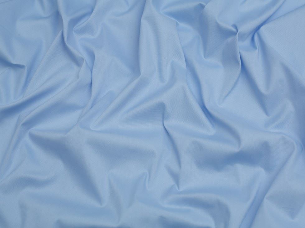 Minerva Core Range Blue Bci Stretch Woven Cotton Poplin Fabric