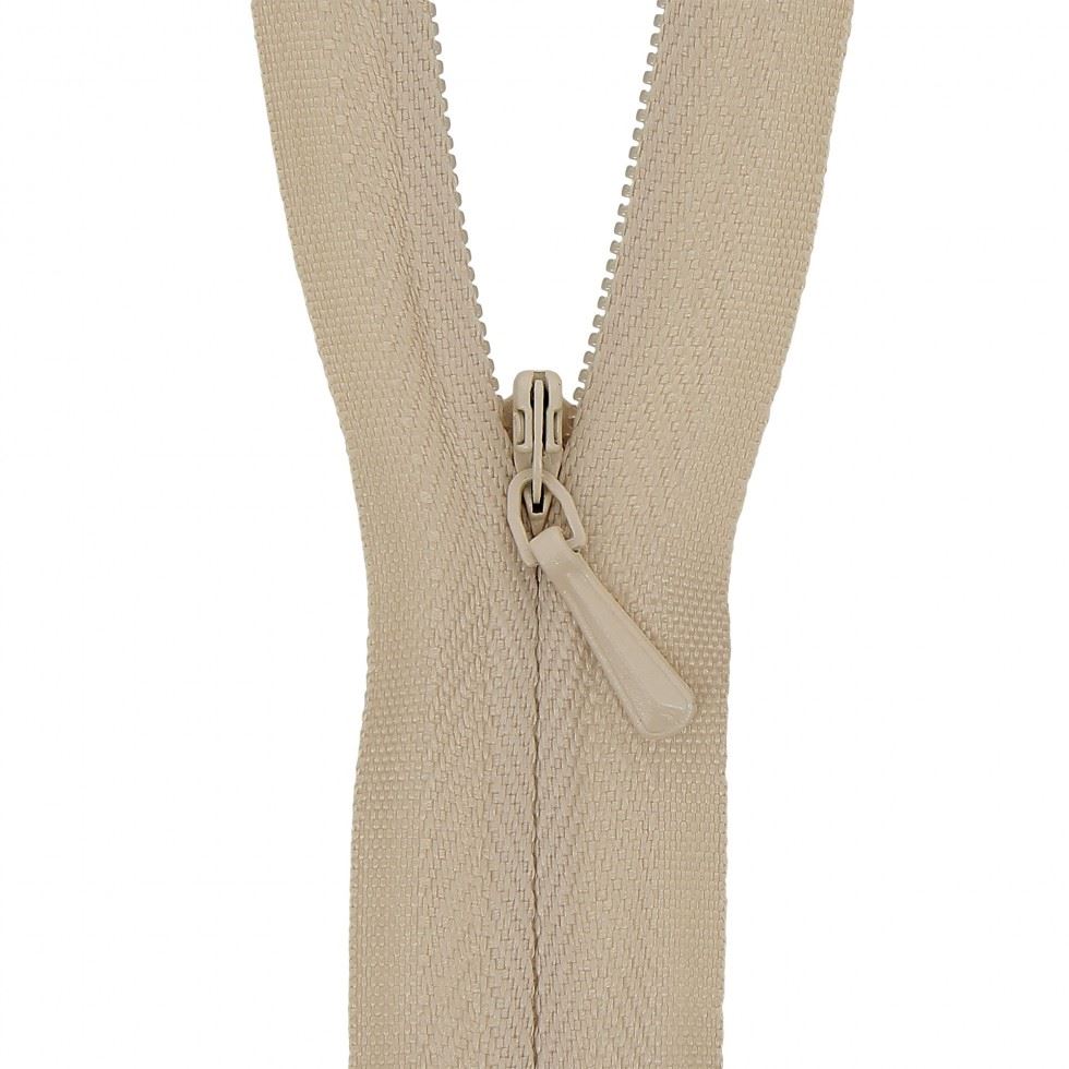 Milward Biscuit Concealed Invisible Closed End Zips
