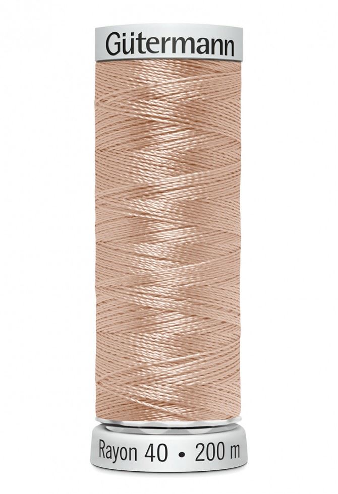 Gutermann 1017 No 40 Sulky Rayon Embroidery Thread