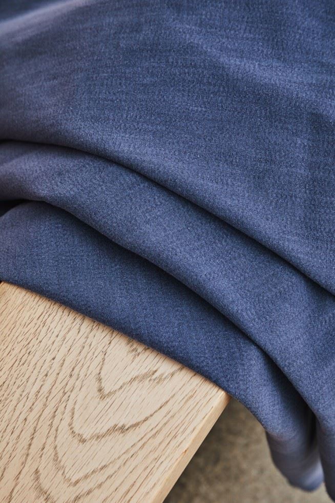 Meet Milk Blueberry Sera Tencel Lyocell Cotton Blend Fabric
