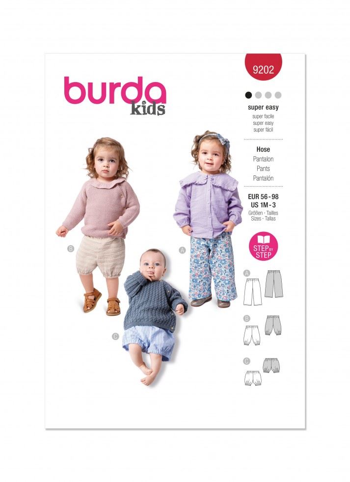 Burda Paper Sewing Pattern 9202
 
