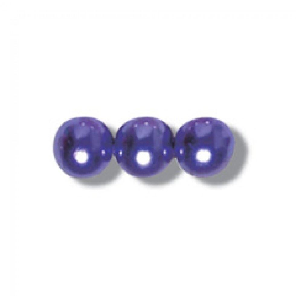 Trimits Purple Glass Pearl Beads Bulk Pack (Value Pack Of 3)