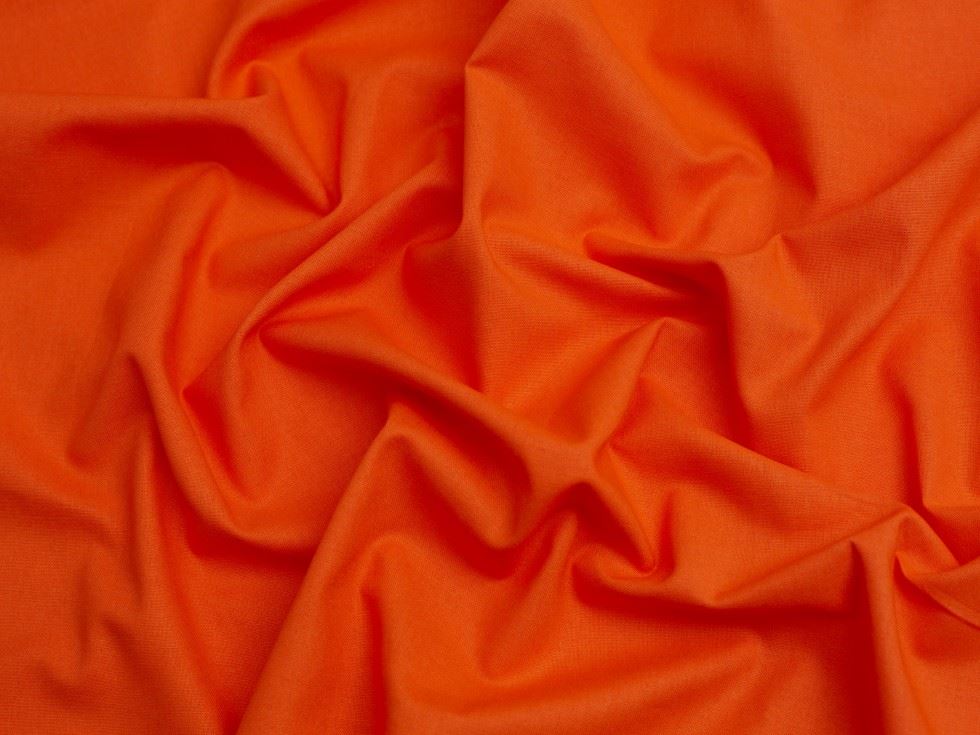 Minerva Core Range 100% Craft Cotton Fabric Orange
 