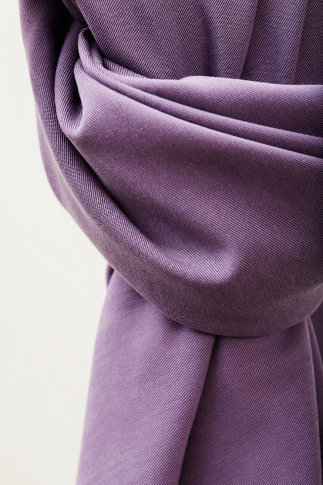 Meet Milk Mauve Stretch Woven Tencel Lyocell Twill Fabric