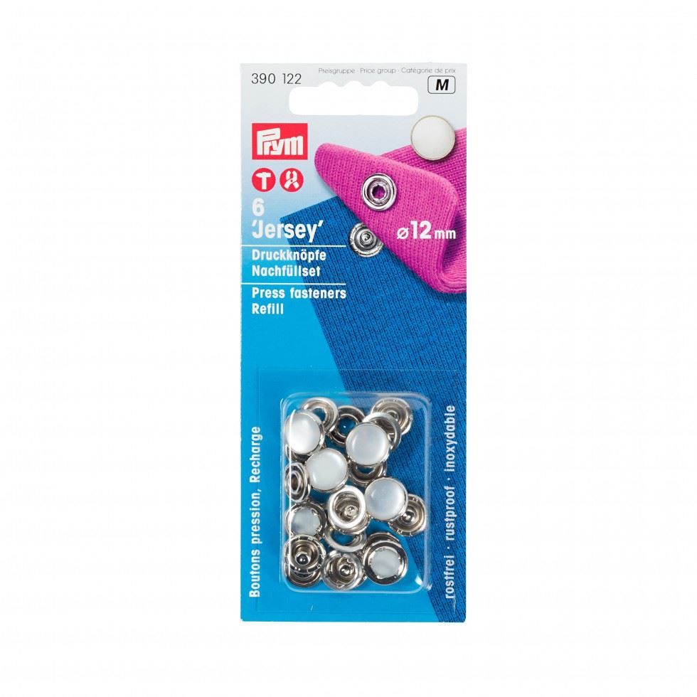 Prym Pearl Jersey Snaps Press Fasteners Refill