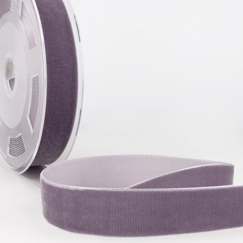 Stephanoise Velvet Ribbon Mauve
 