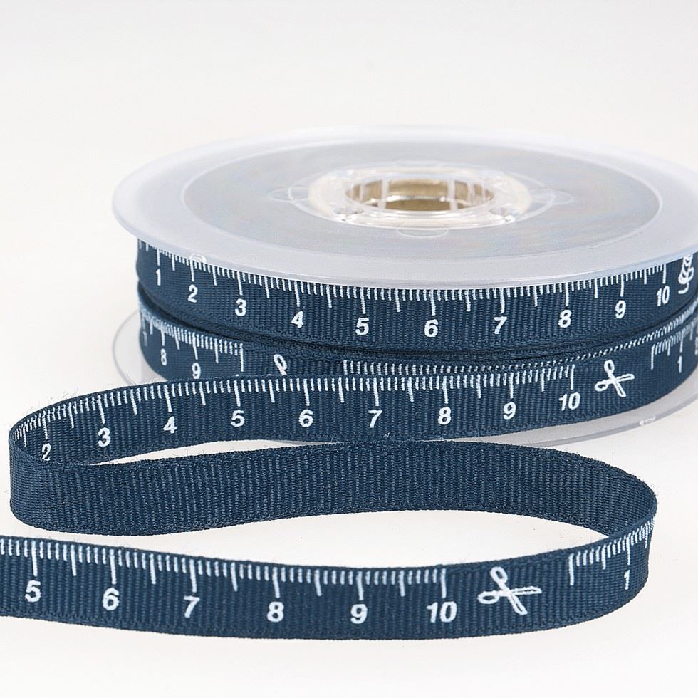 Stephanoise Tape Measure Ribbon Dark Blue
 