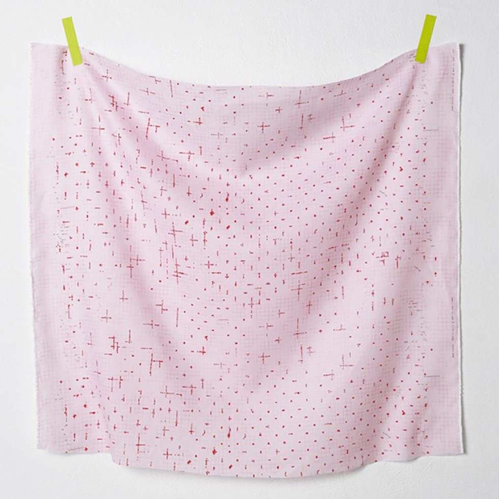Kokka Nani Iro 100% Linen Fabric Pink
 