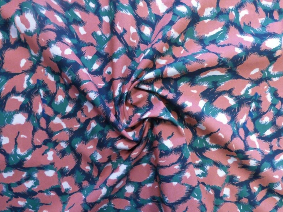 Lady Mcelroy Coral Marlie Cotton Lawn Fabric