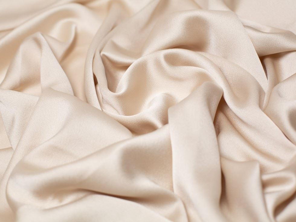 Minerva Core Range Champagne Nostalgic Crepe Back Satin Fabric