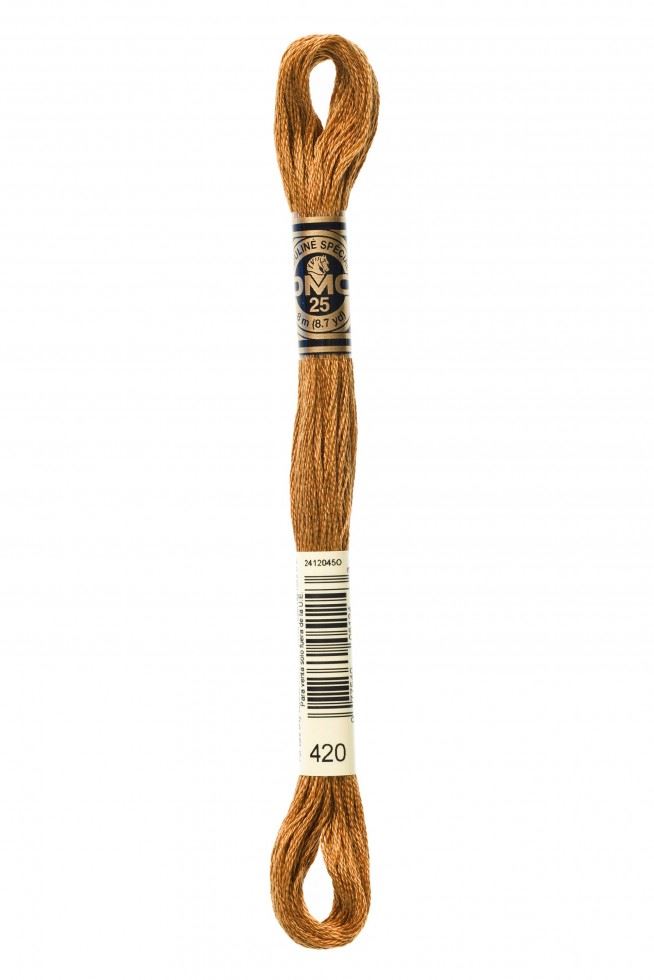 Dmc 420 Stranded Cotton Embroidery Thread