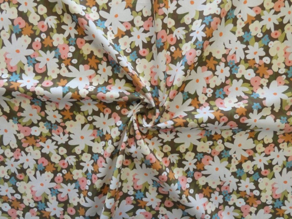 Lady Mcelroy Multicoloured Marlie Cotton Lawn Fabric