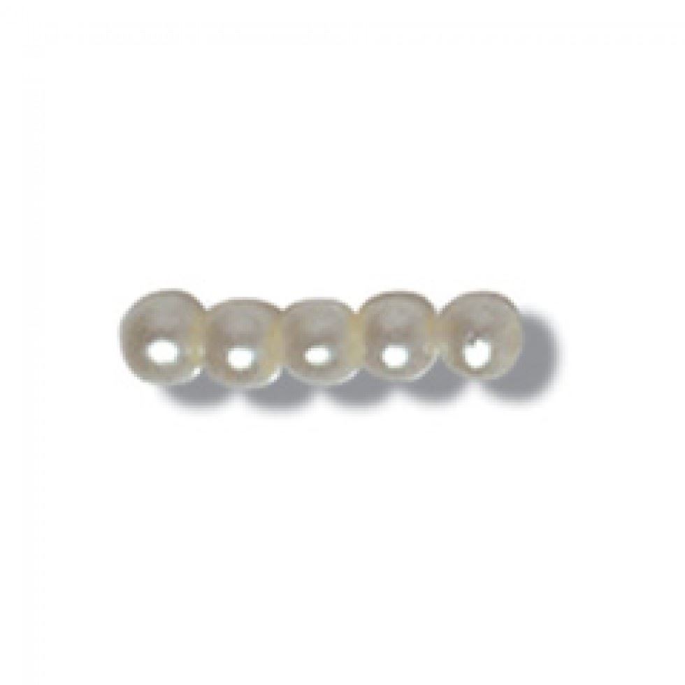 Trimits Cream Round Pearl Beads (Value Pack Of 5)
