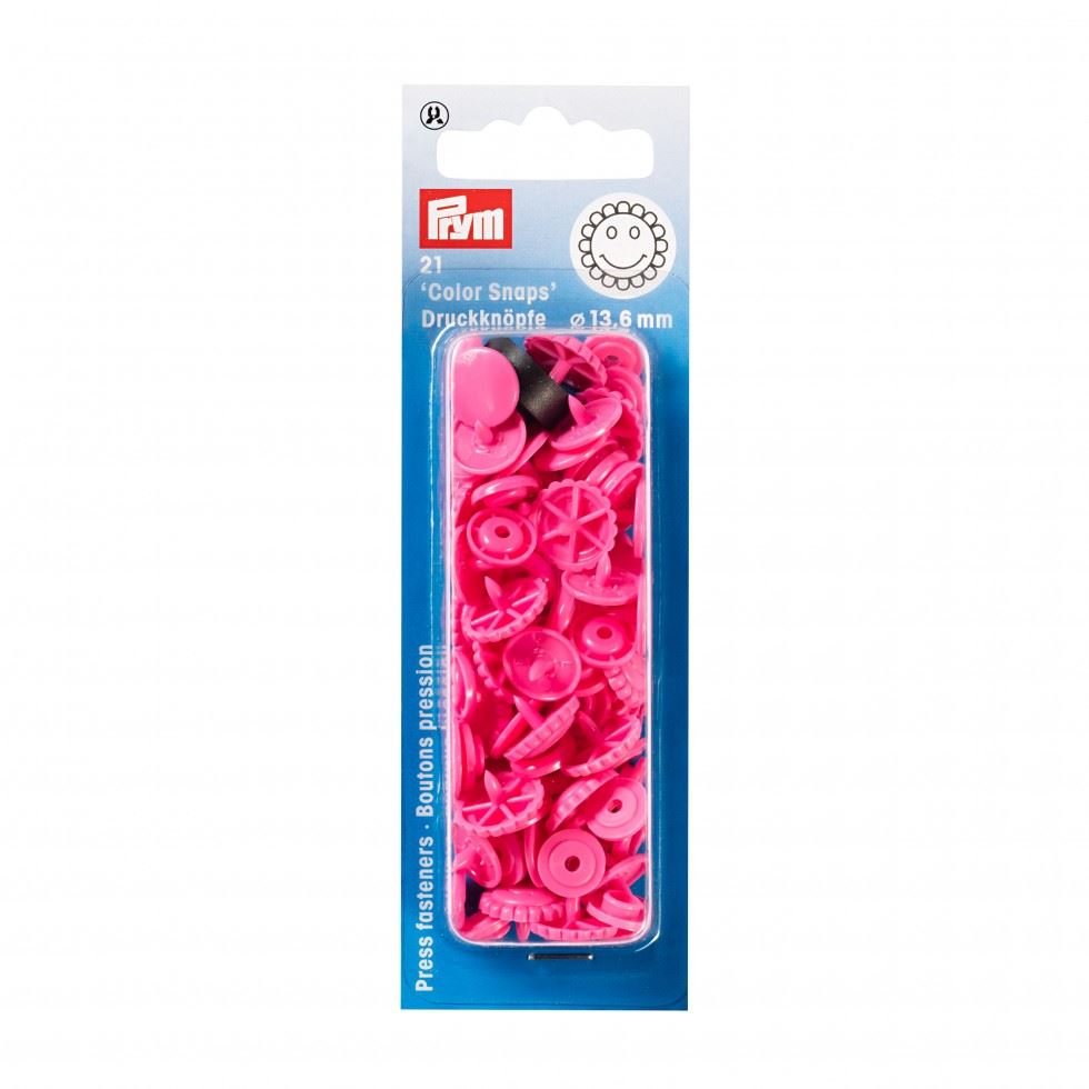 Prym Flower Snaps Press Fasteners Pink
 