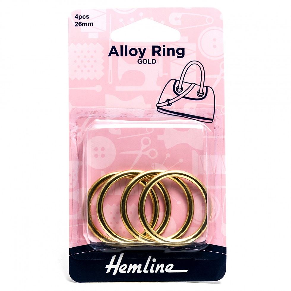 Hemline Gold Alloy Rings