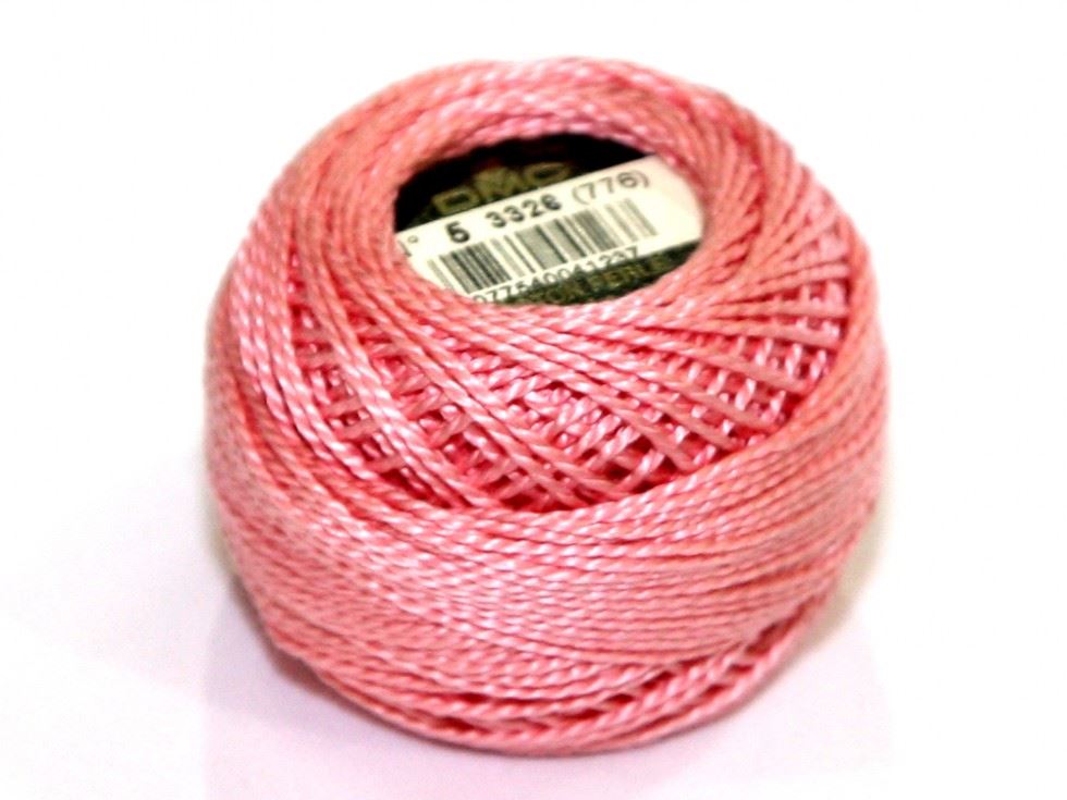 Dmc 3326 Size 5 Cotton Perle Thread