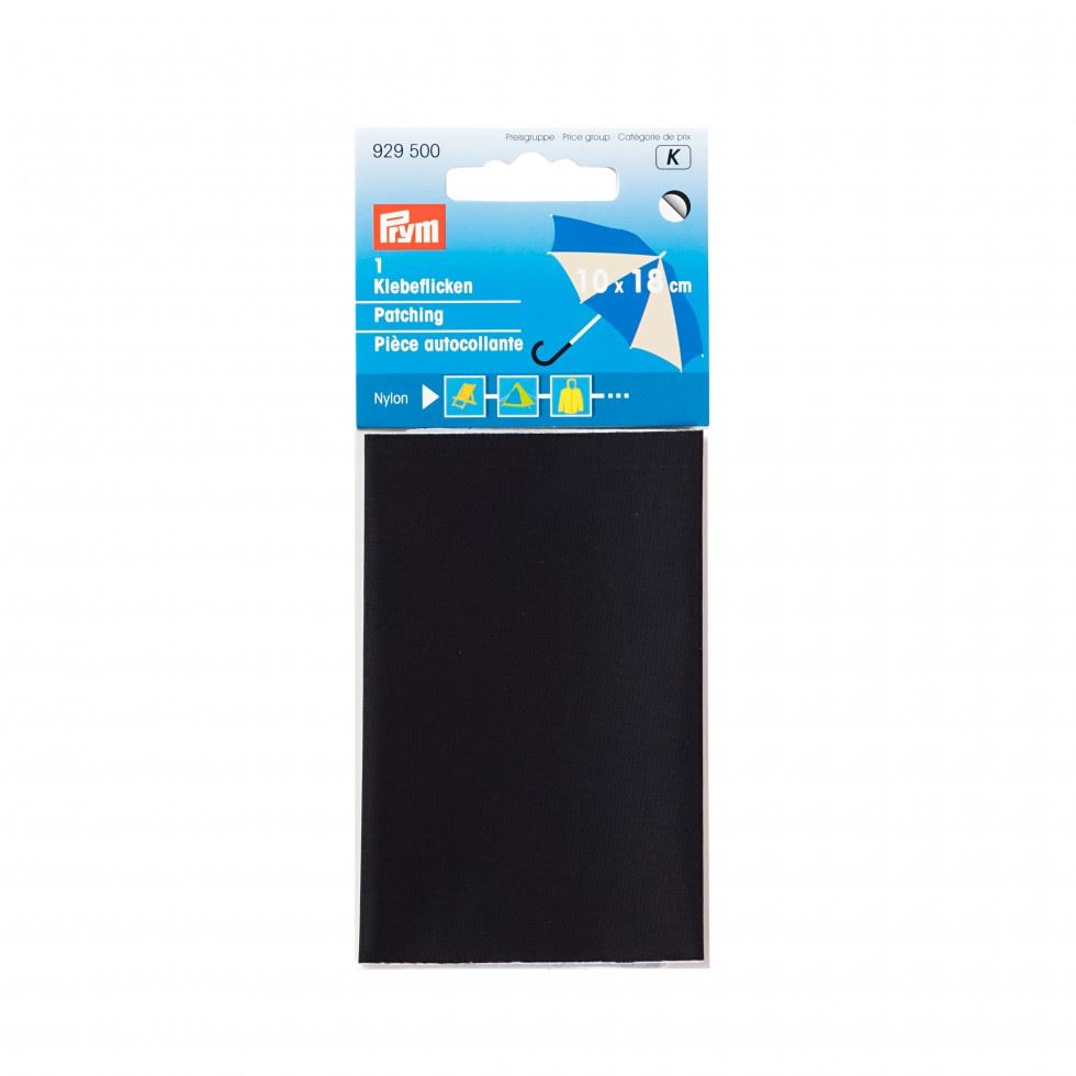 Prym Nylon Self Adhesive Repair Patch Black