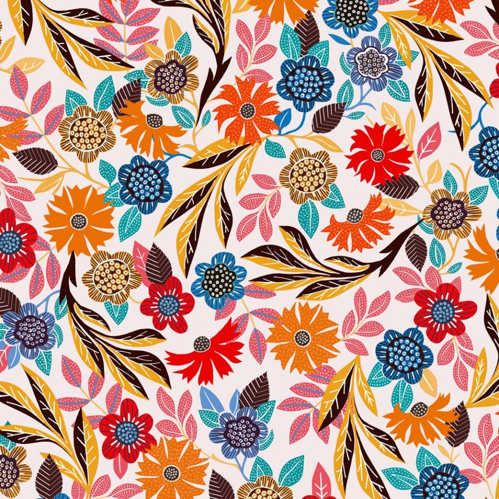 Dashwood Studio Gardenia Rayon Challis Fabric White