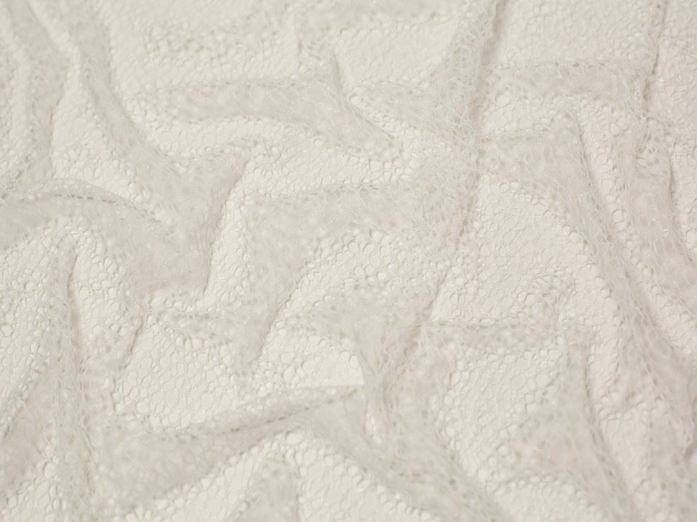 Minerva Core Range Bubbles Tulle Net Fabric Ivory
 