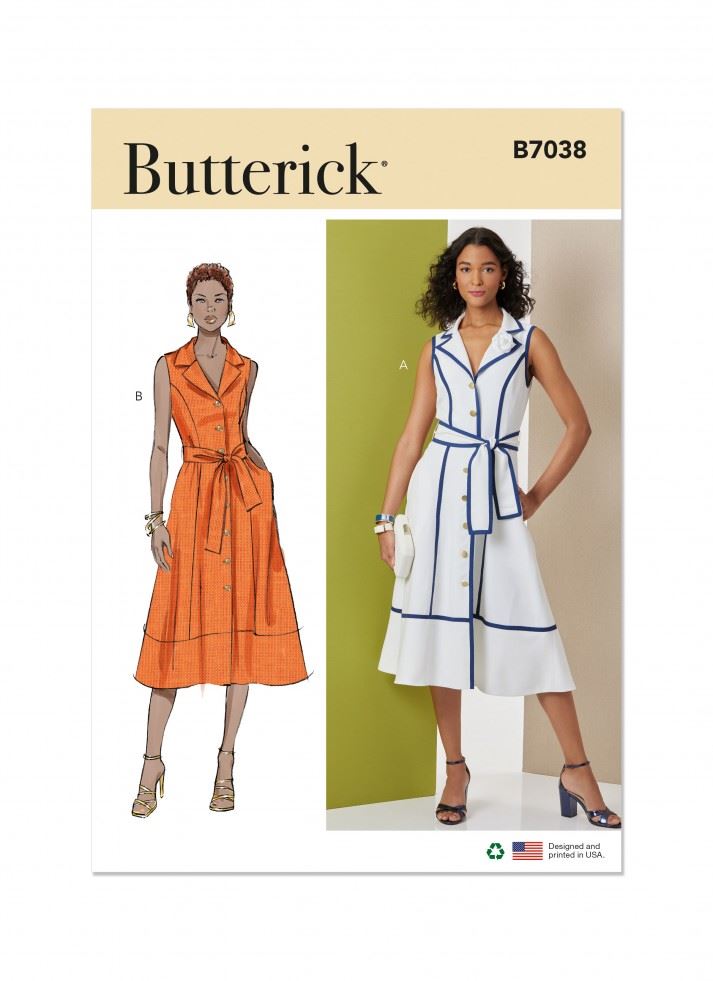 Butterick Paper Sewing Pattern 7038
 