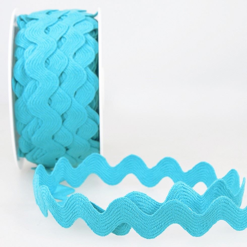 Stephanoise Turquoise Ric Rac Trim