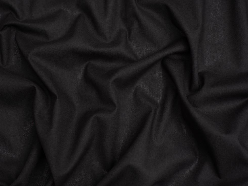 Minerva Core Range Charcoal 100% Cotton Broadcloth Fabric
