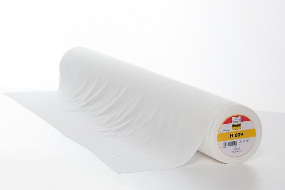 Vilene Vlieseline H609 Knit Super Stretch Interfacing White
 
