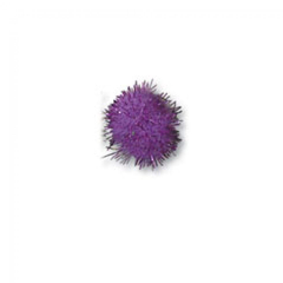 Trimits Pom Poms Metallic Purple
 
