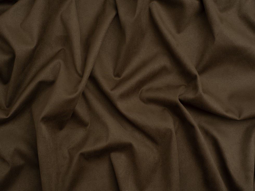 Minerva Core Range Heavy Suede Stretch Knit Fabric Olive Green
 