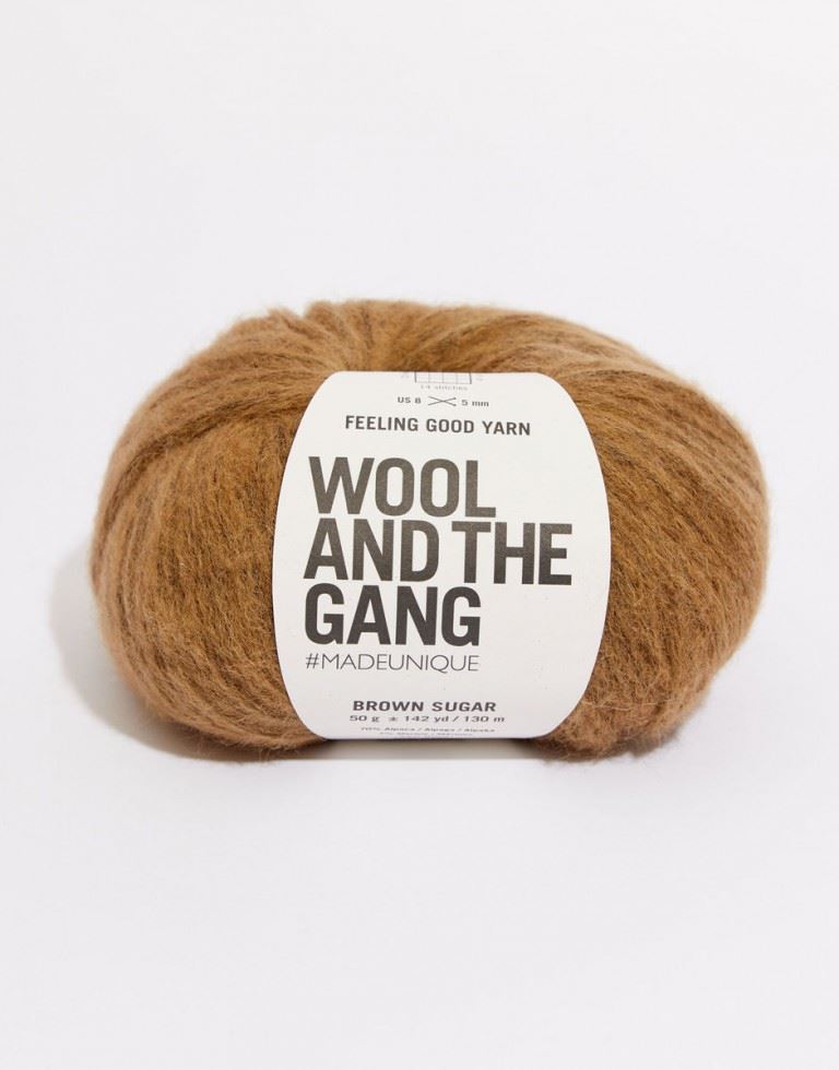 Wool and the Gang Feeling Good Aran Yarn Brown Sugar