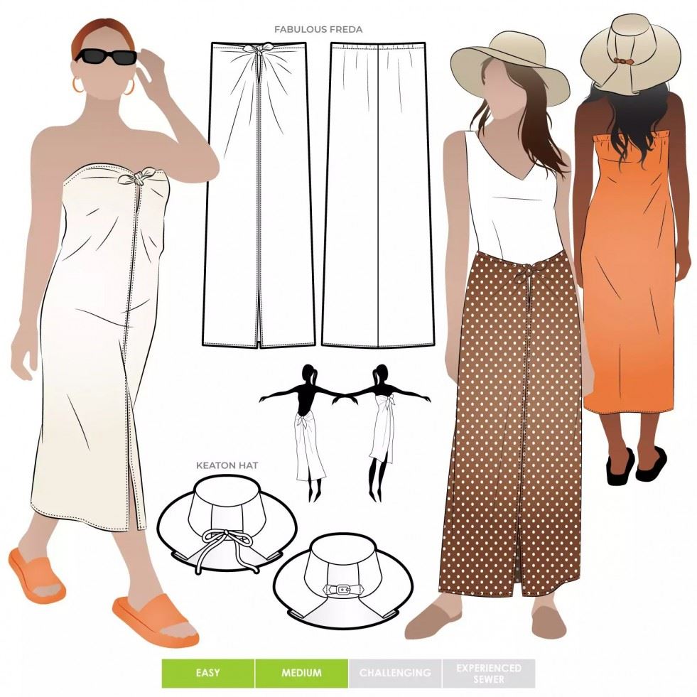 Minerva Sewing Pattern Summer Vacay Set Style Arc Mlaw013l