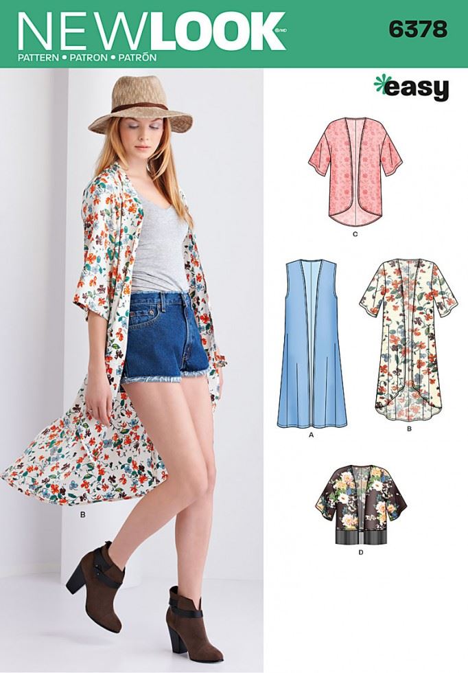 New Look Paper Sewing Pattern 6378
 