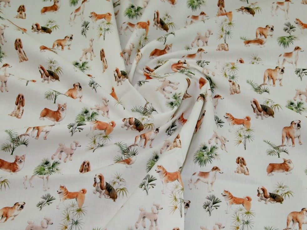 100% Craft Cotton Fabric White